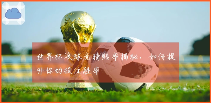 世界杯滚球竞猜赔率揭秘，如何提升你的投注胜率