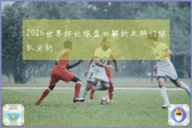 2026世界杯让球盘口解析及热门球队分析